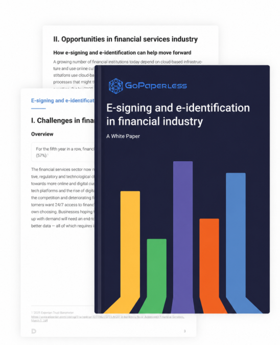 Thumbnail pages of Financial Teams and GoPaperless: A White Paper