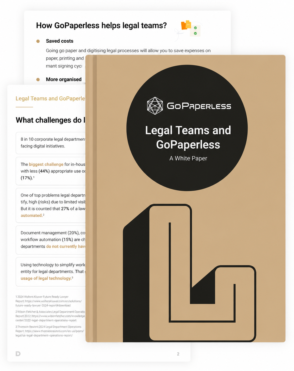 Thumbnail pages of Legal Teams and GoPaperless: A White Paper