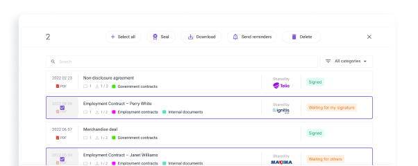 document example